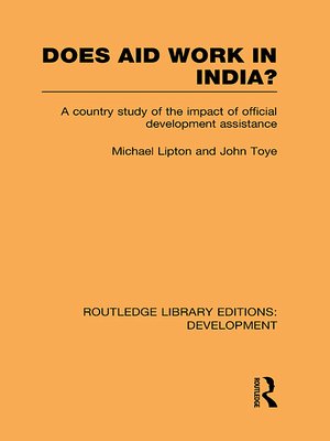 cover image of Does Aid Work in India?